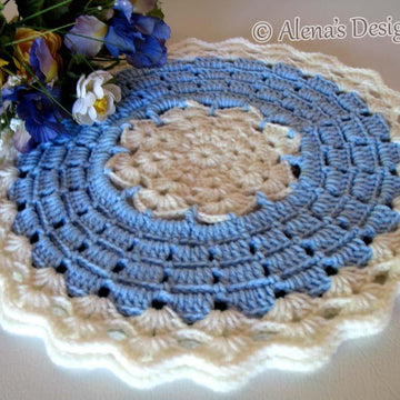 Blue Winter Placemat