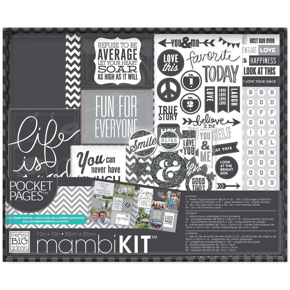Boxed Album Kit 12"X12" - Life Is Good