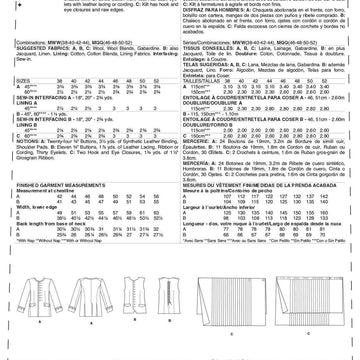 McCall's Men's Costume M7736 - Sewing Pattern