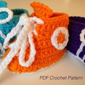 Soccer cleats/Running Shoes Crochet Pattern