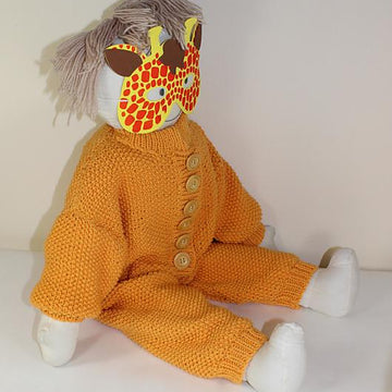 Baby Aran Moss Stitch Onesie