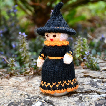 Judy the Witch Egg Cosy Knitting Pattern - Doll Knitting Pattern