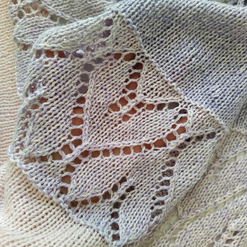 Crescent Shawl Hearts