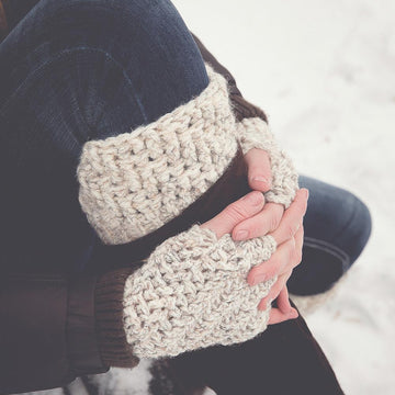 Polar Vortex Fingerless Gloves