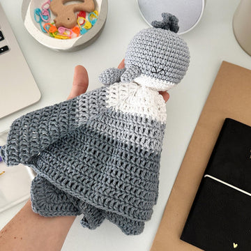 Whale Baby Lovey Blanket & Rattle Crochet Pattern PDF – Cute Stuffed Toy Tutorial
