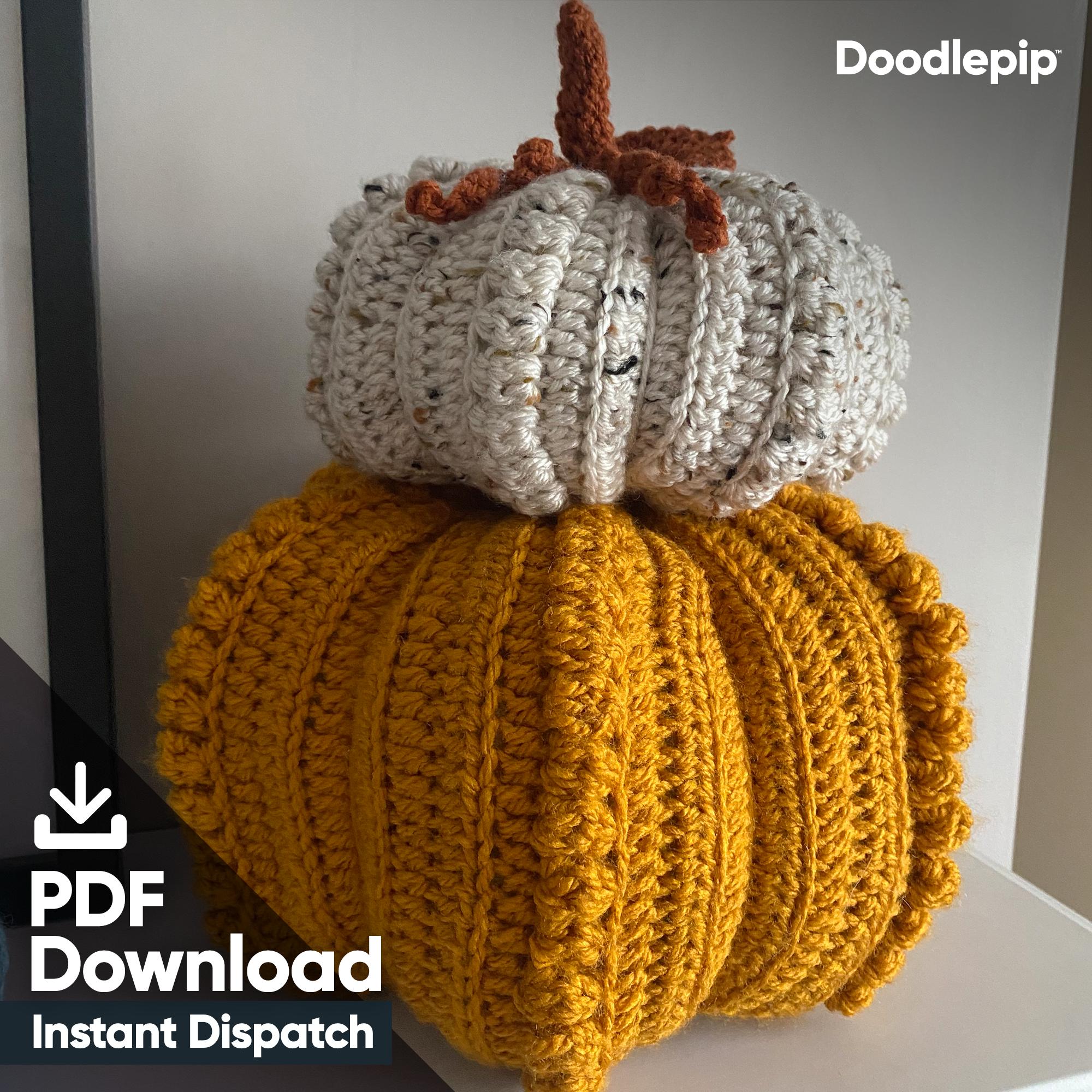3D Crochet Pumpkin Pattern