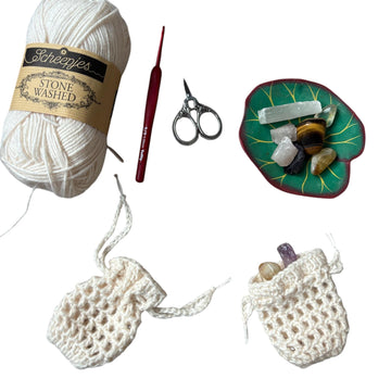 Moonlight Crystals String Pouch