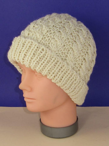 Easy Cable Chunky Unisex Beanie Hat