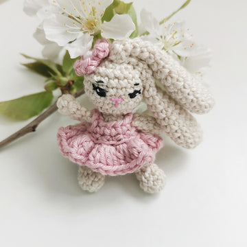 Ballerina Bunny Keychain