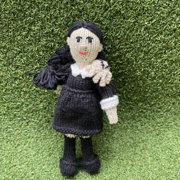 Enid and Wednesday dolls knitting pattern