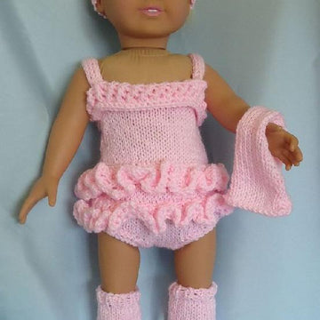 Dance Practice, Knitting Patterns fit American Girl and other 18-Inch Dolls