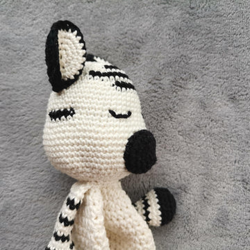 Zebra lovey - snuggler