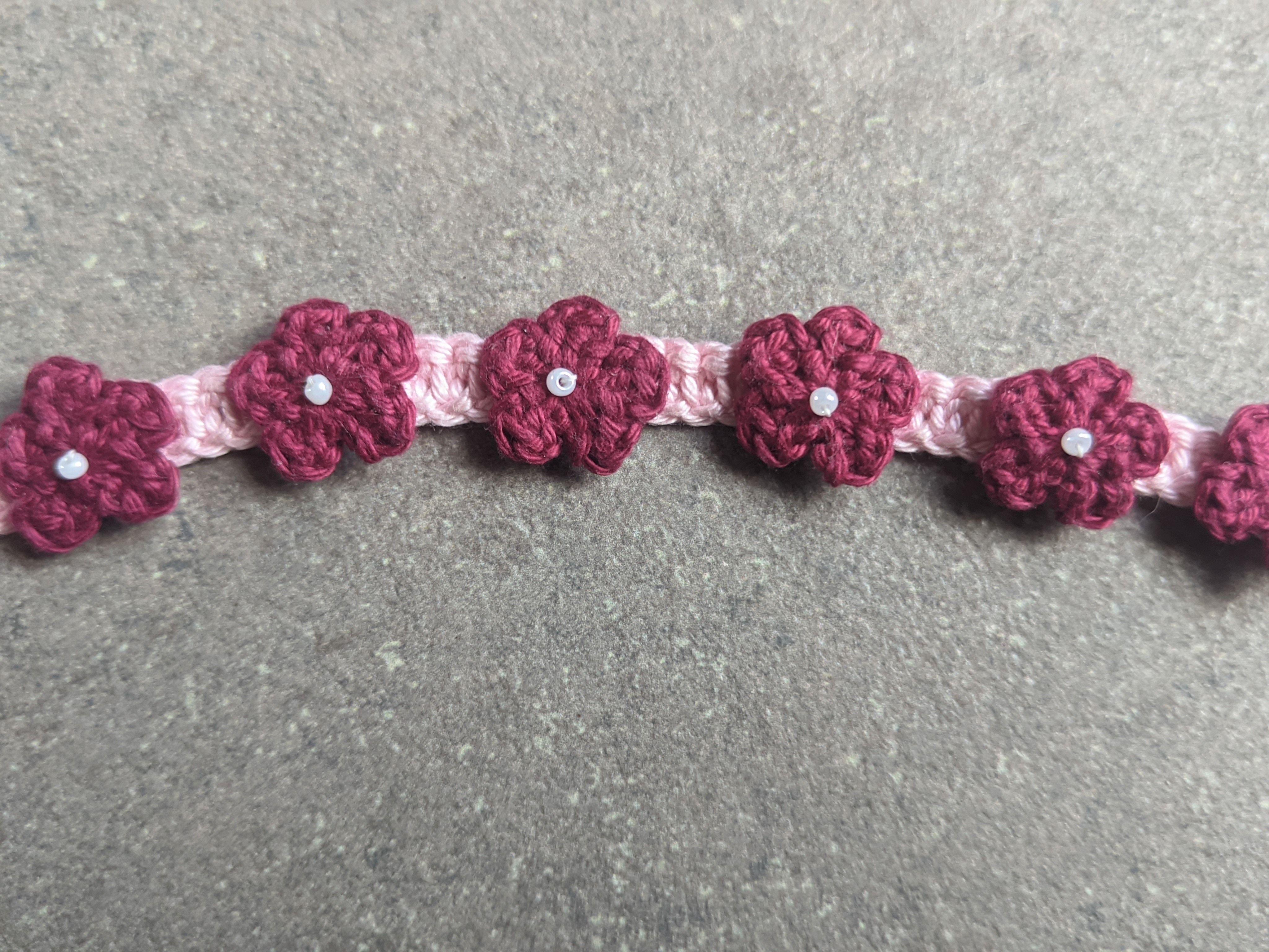 Bracelet flowers spring English-US