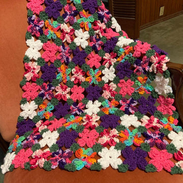 Mae's Flower Garden Afghan