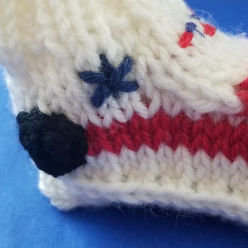 Ambulance Baby Booties