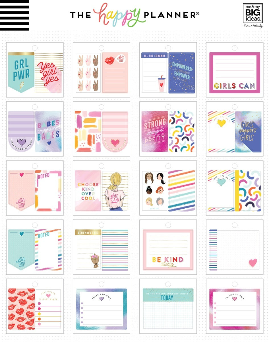 Happy Planner Tiny Sticker Pad - Encourager, 34/Pkg