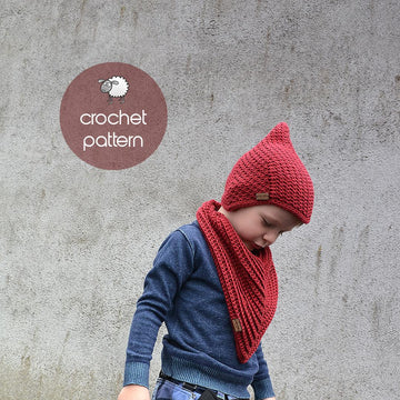 Deoir Hat & Kerchief Spring Autumn Unisex Set