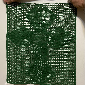 Infinite Love Pattern - Filet Crochet Wall Decor