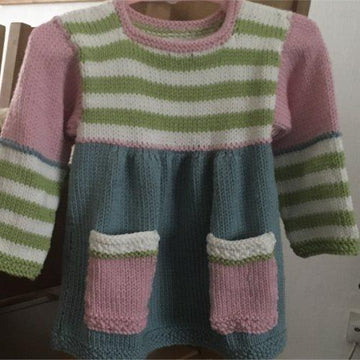 Pretty in stripes baby dress