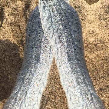 Cable & Lace Socks