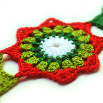 Kyla Zoran Christmas crocheted garland