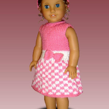 Knitting Pattern for Dolls. Fits American Girl, 18 inch, Gotz, Maplelea girl. 040