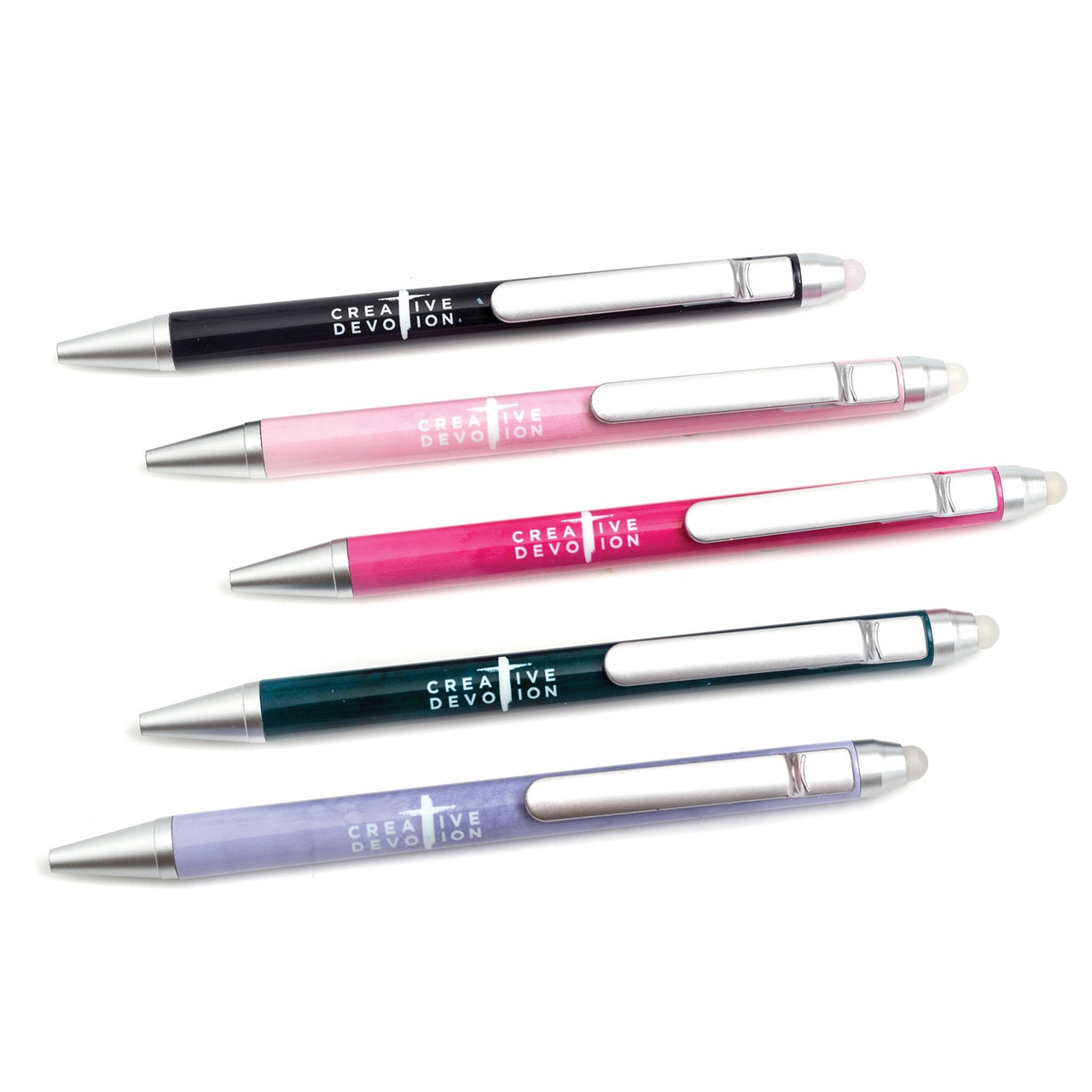 American Crafts Creative Devotion Erasable Pens 5/Pkg - Assorted Colors