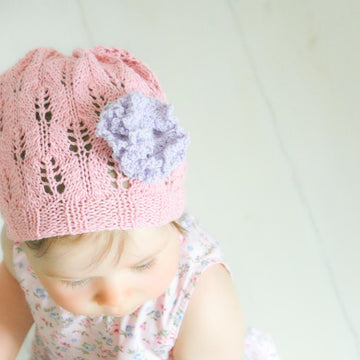 Carnation summer lace hat