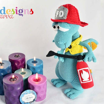 Blummy the Fireman Dragon - HavvaDesigns