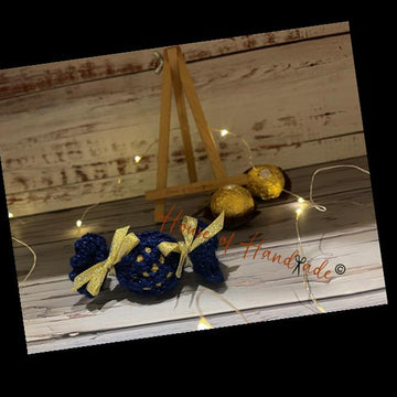 Sweetie Chocolate Wrapper Favour Ferrero Rocher Cover Knitting Pattern