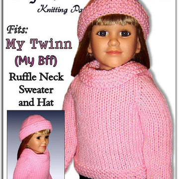 Knitting Pattern for My Twinn, My BFF, 23 inch dolls. 604
