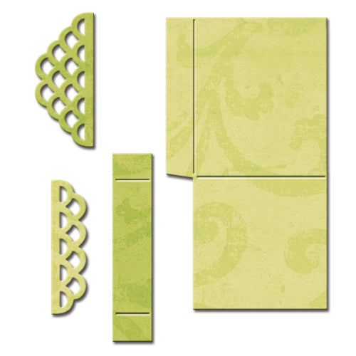 Spellbinders Shapeabilities Dies - Scalloped Pop Up Box