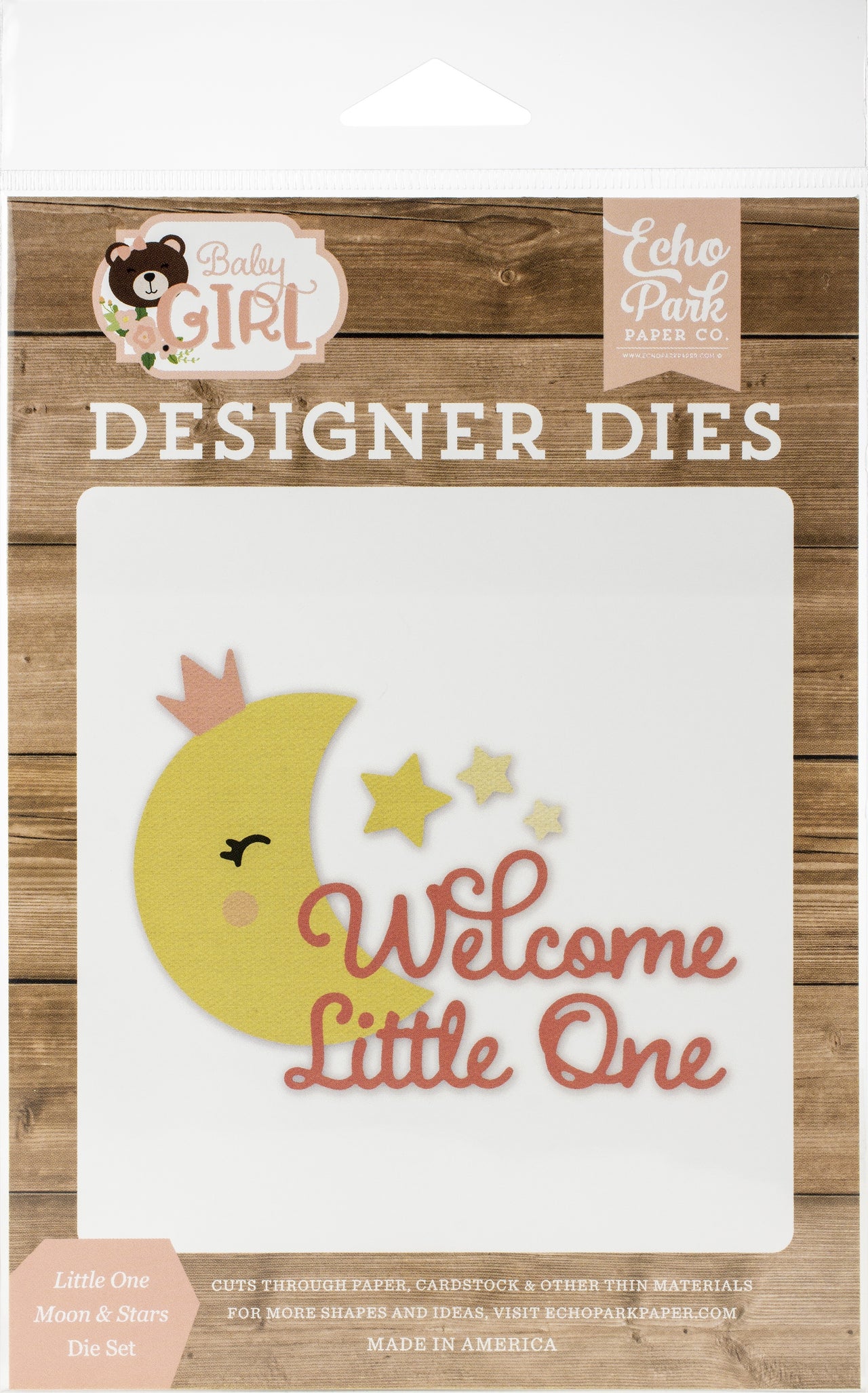 Echo Park Paper Echo Park Dies - Little One Moon & Stars, Baby Girl