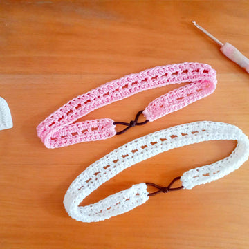 Crochet Pink Headband/Hairband Pattern