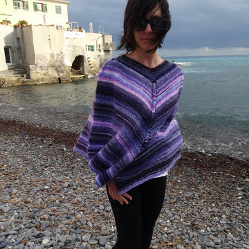 Mix di colori per un poncho