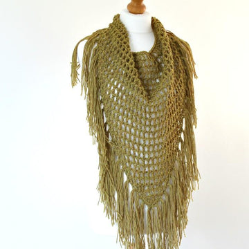Mesh Loop Triangle Scarf