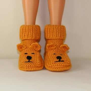 Adult Teddy Bear Slipper Boots