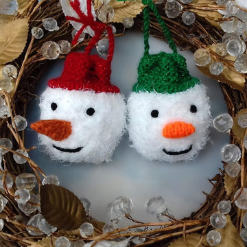 Snowman Chocolate Bauble Bags