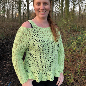 Sunny Shoulders Peplum