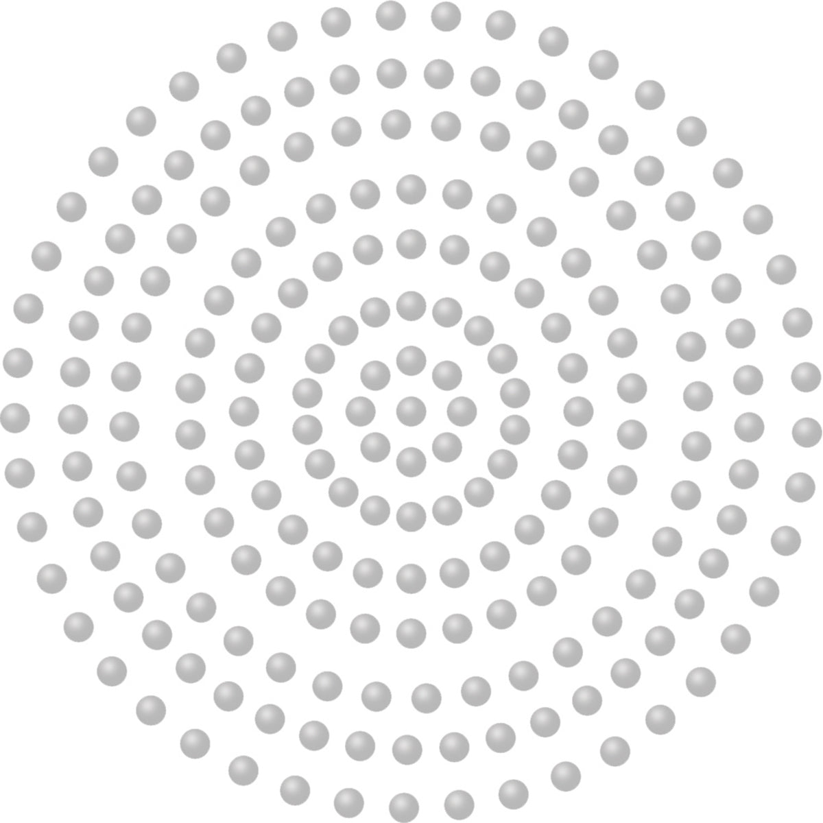 Artdeco Creations Couture Creations Adhesive Pearls 2mm 424/Pkg - Silver