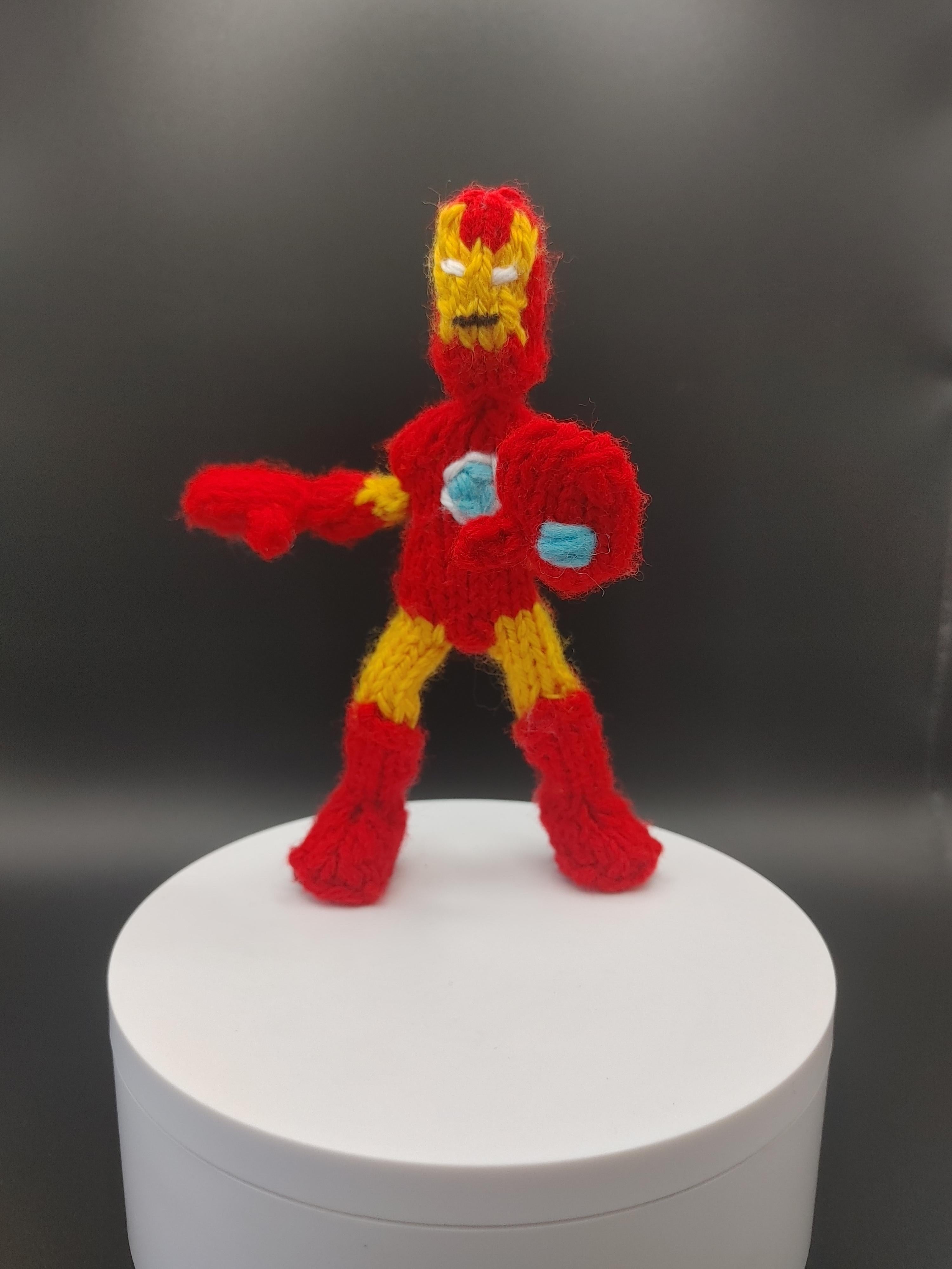 Iron Man Knit Toy