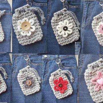 366, CROCHET CELL PHONE MOBILE PHONE CASE