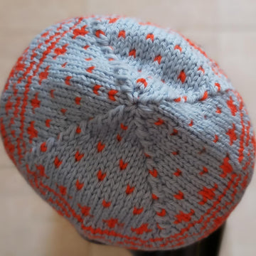 Two Color Fair Isle Hat