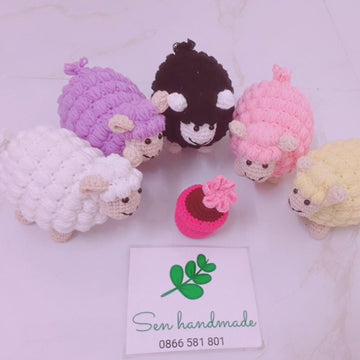 Baby sheep- crochet pattern- PDF file- English