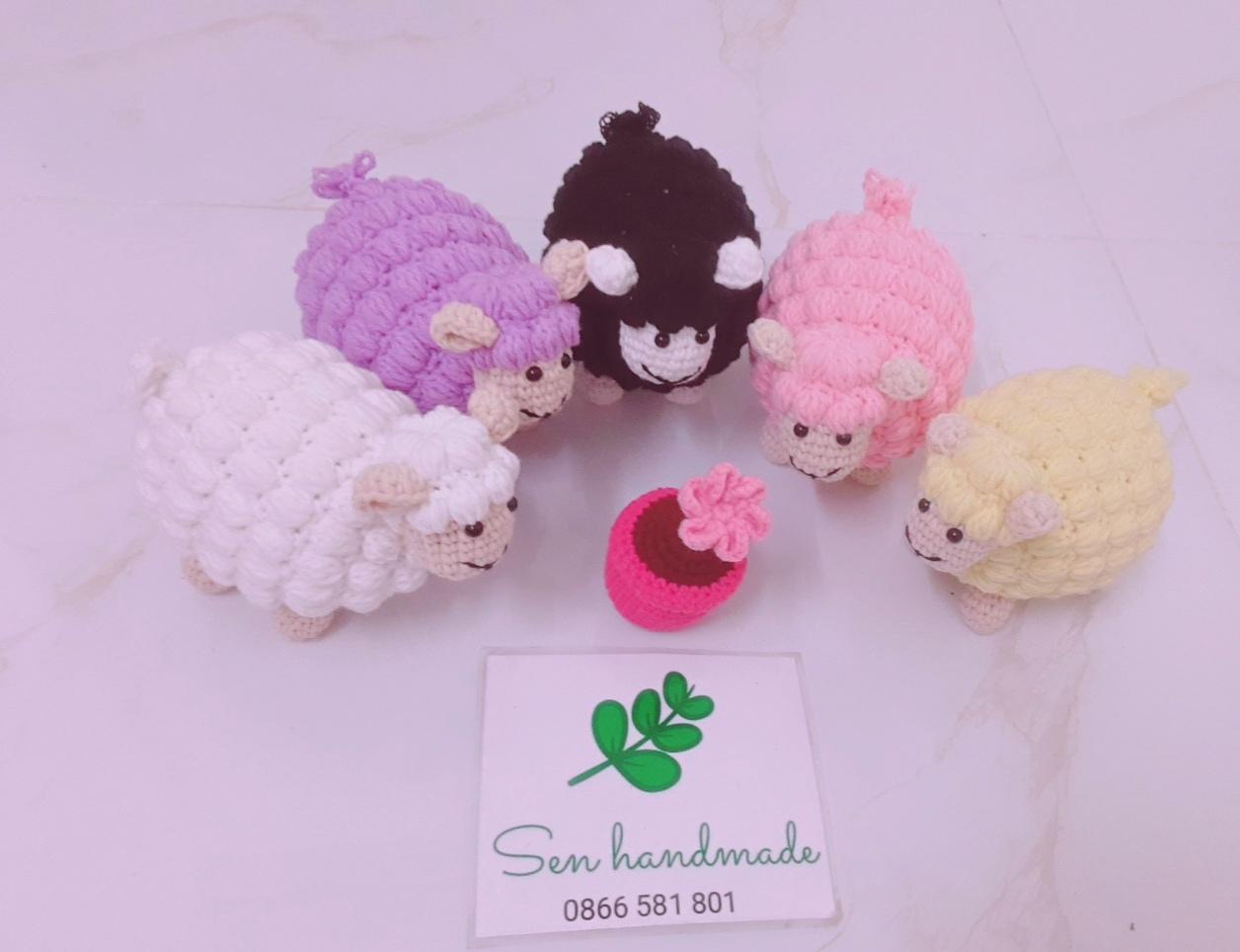 Baby sheep- crochet pattern- PDF file- English