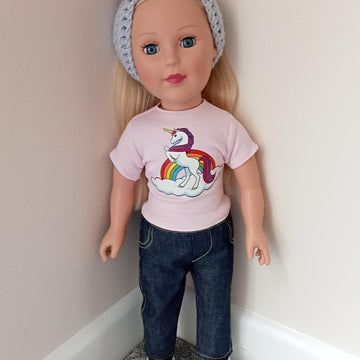 Flower Headband for Doll
