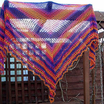Fuchsia Fiesta Shawl