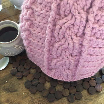"Hygge Tea" tea cozy