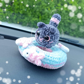Cat Car Dashboard Decor