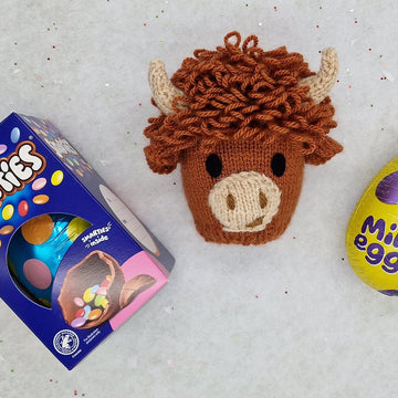 Highland Cow Easter Egg Cosy